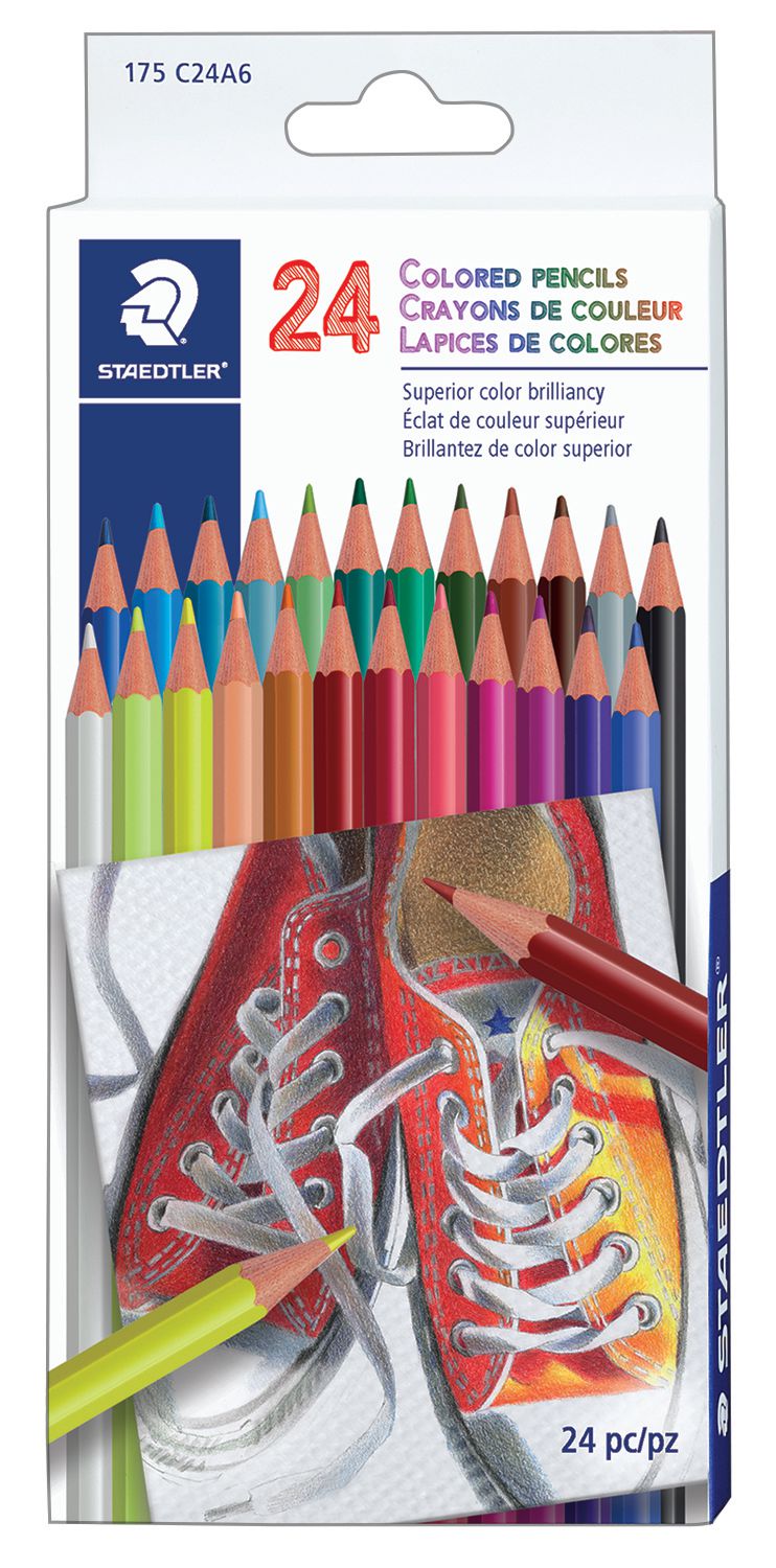 Coloured Pencils, Pack of 24