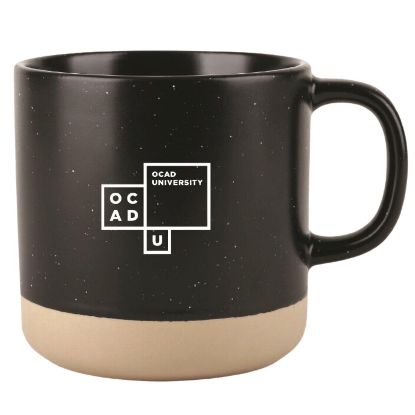 Black / Tan Ceramic Mug