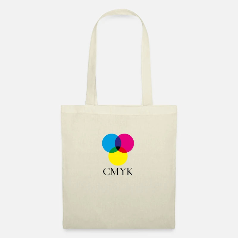 Beige Ink Smear Tote Bag