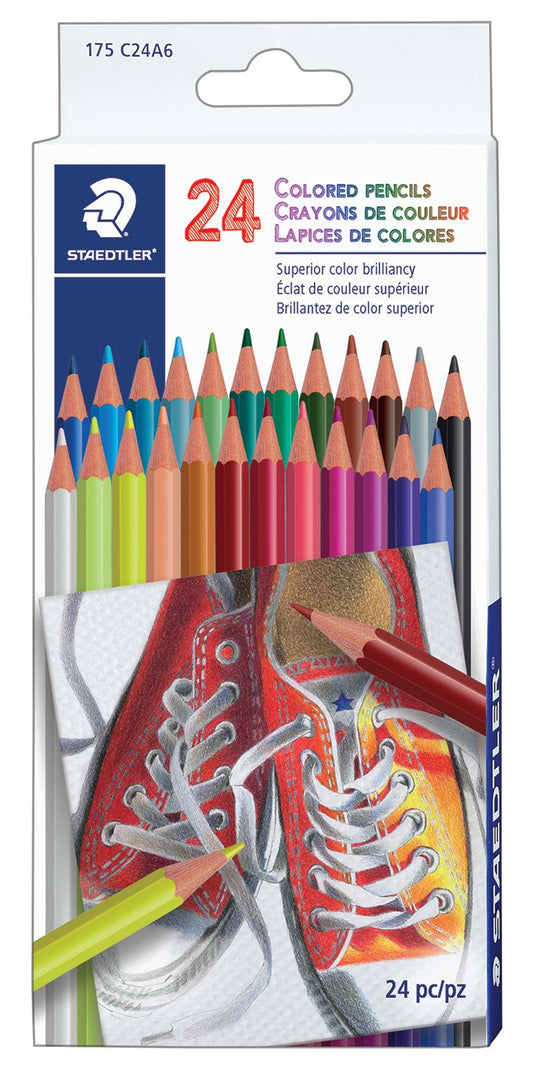 Coloured Pencils, Pack of 24