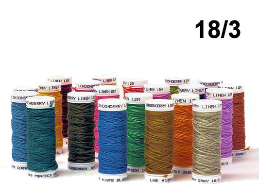 Coloured Linen Thread (per spool)