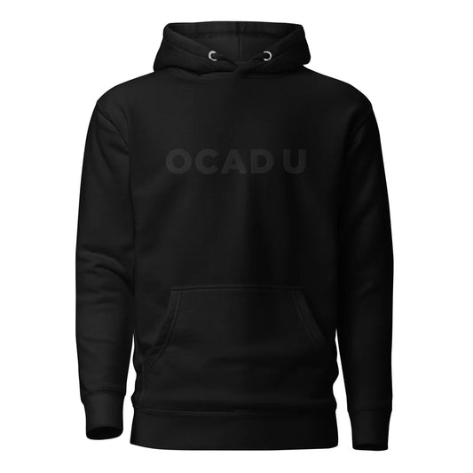 OCAD U Black Embroidery Hoodie