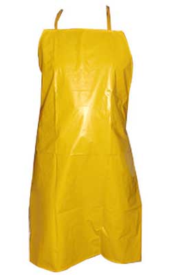 Yellow PVC Apron